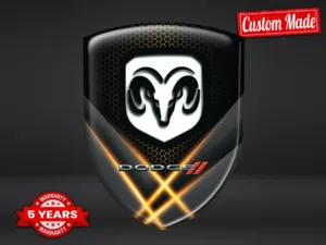 Dodge Emblema Auto Max Resistente Elegante Pro